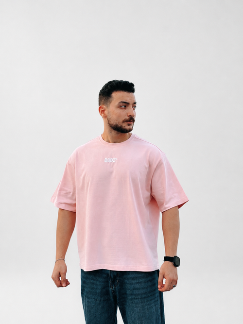 BODZ Boxy Fit T-Shirt — Pink