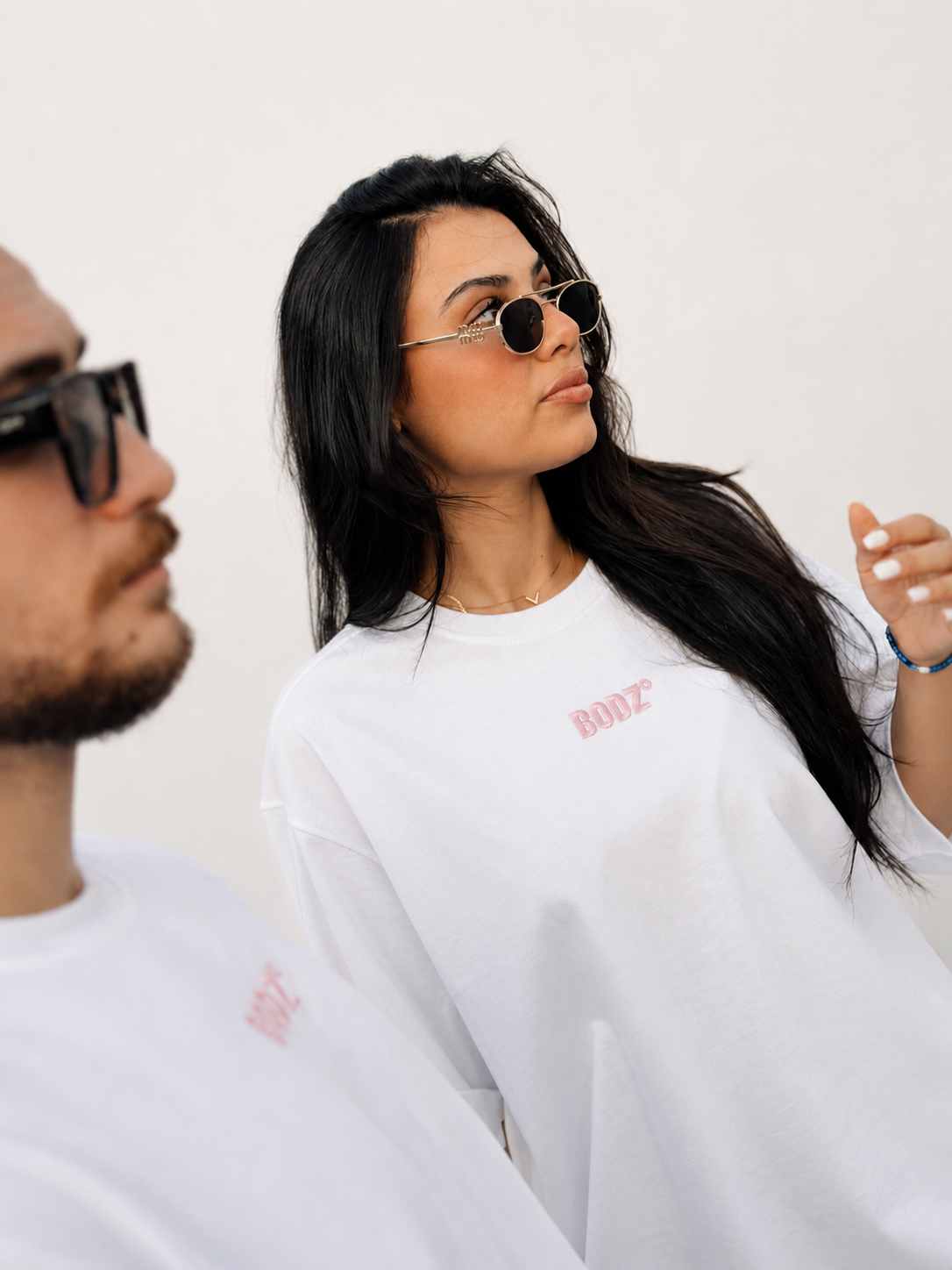 BODZ Boxy Fit T-Shirt — White