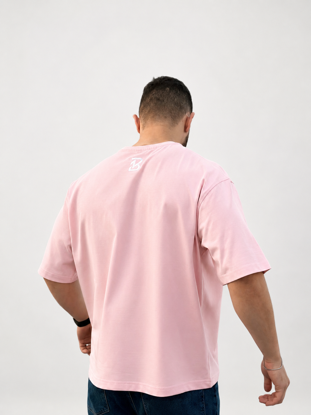BODZ Boxy Fit T-Shirt — Pink