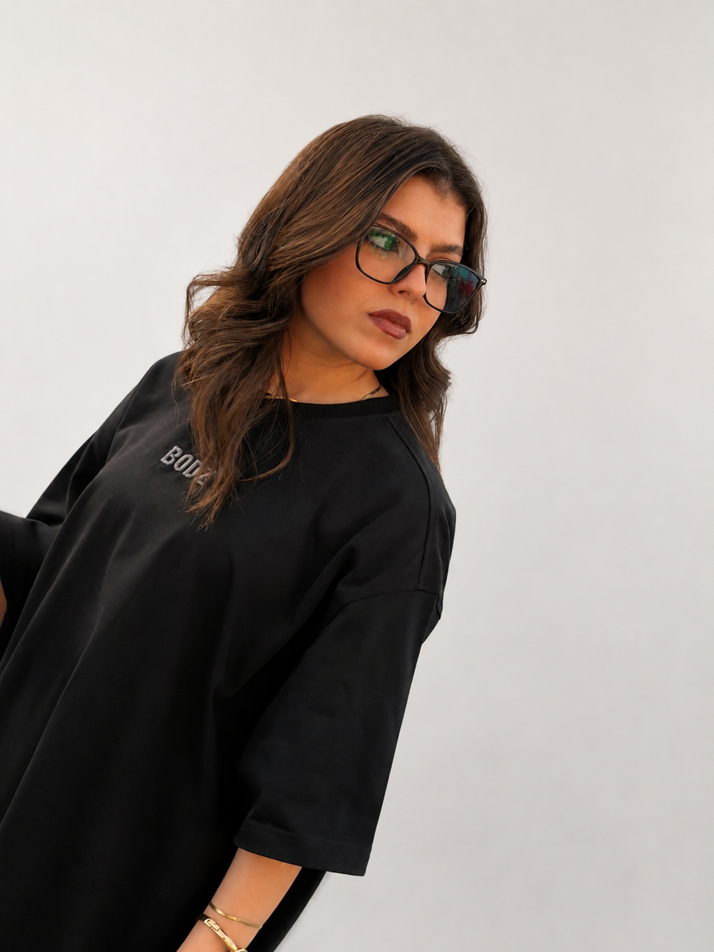 BODZ Boxy Fit T-Shirt — Black