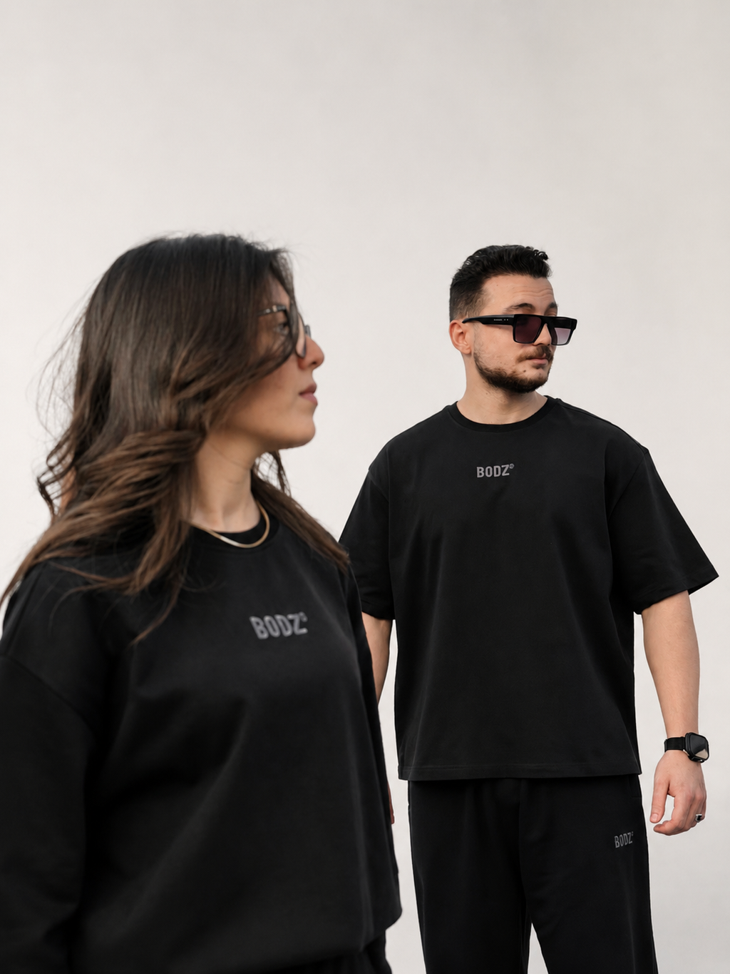 BODZ Boxy Fit T-Shirt — Black